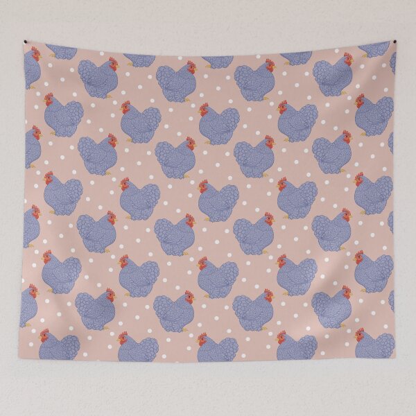 Item preview, Lavender Pekin Hen Print designed and sold by Emma Curtis.