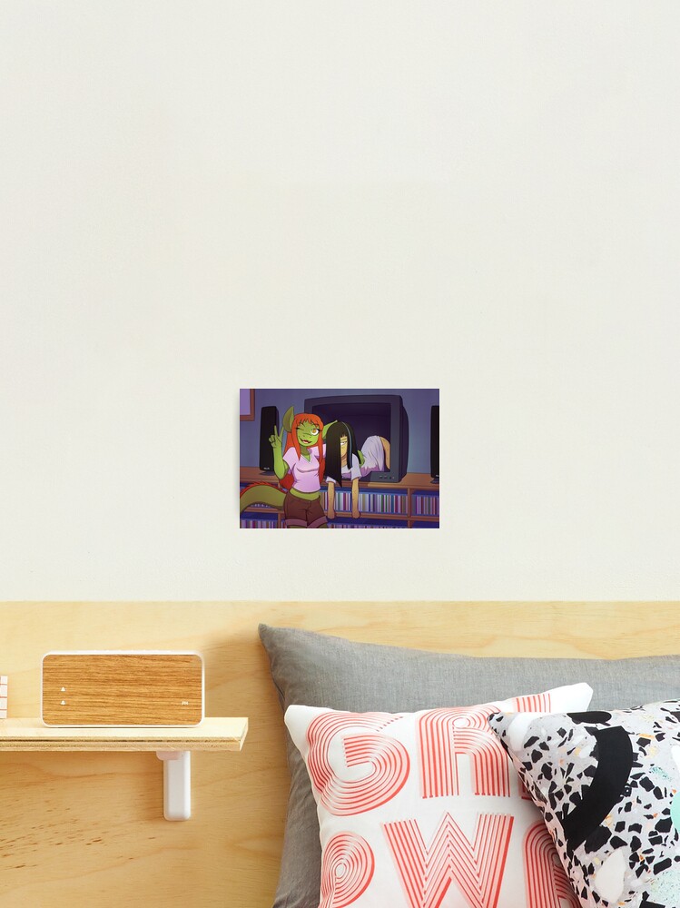 Thumbnail 2 of 3, Photographic Print, Kaya and Cleo - Ringu - Halloween designed and sold by DragonKai.