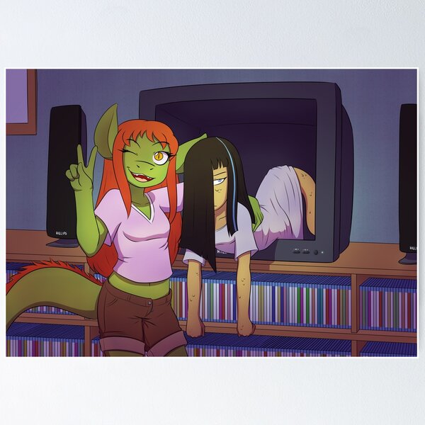 Kaya and Cleo - Ringu - Halloween Poster