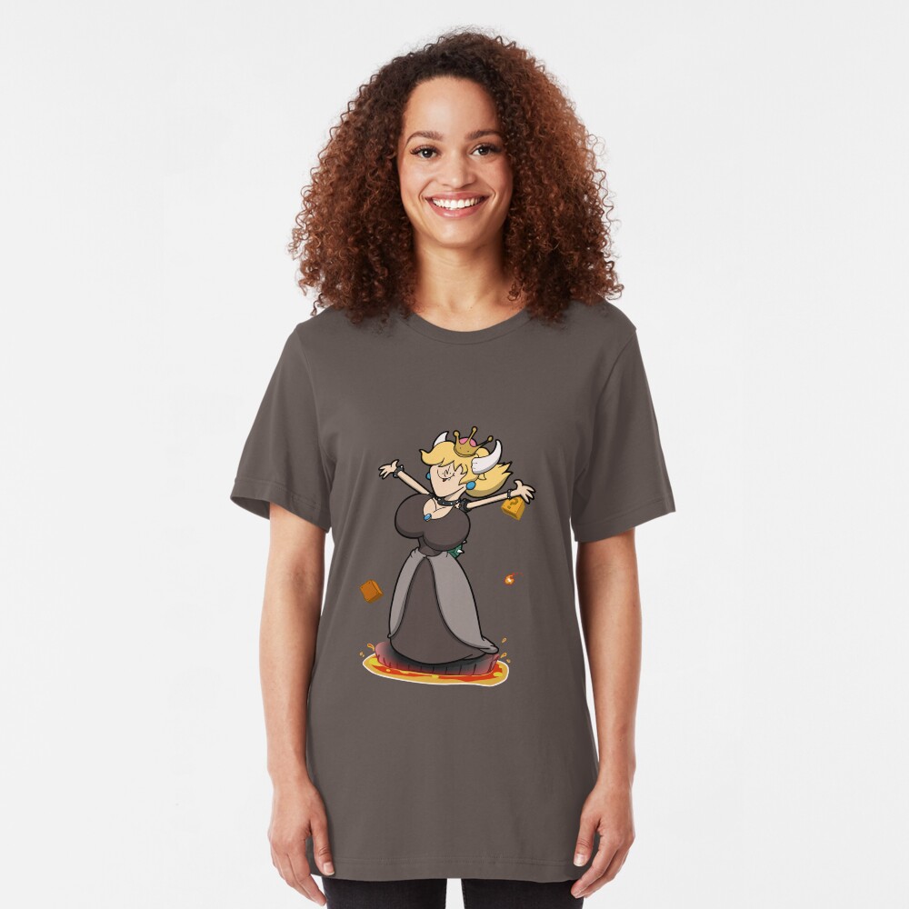Derpy Bowsette! Slim Fit T-Shirt