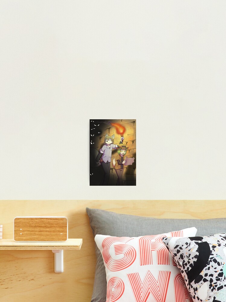 Thumbnail 2 of 3, Photographic Print, Benjiana Jones and Rex in the creepy tomb designed and sold by DragonKai.