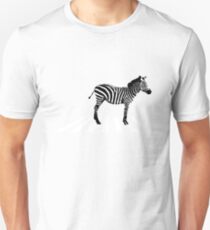 Zebra on crosswalk Unisex T-Shirt