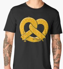 Die lange Katze ist eine Brezel Männer Premium T-Shirts