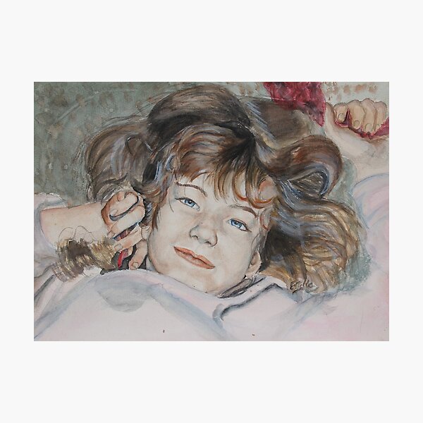 Item preview, Daughter on the rug designed and sold by Rebecca Skeels.