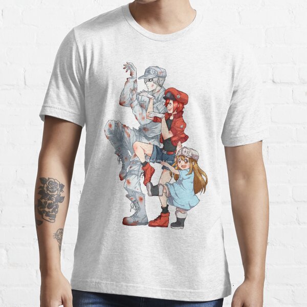 Cells At Work Chibi White Blood Cell Hataraku Saibou shirt - Limotees