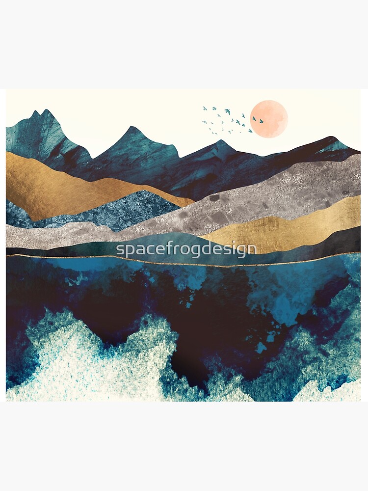 Blue Mountain Reflection by spacefrogdesign