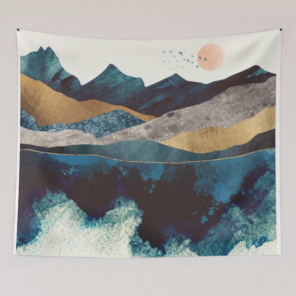 Item preview, Blue Mountain Reflection designed and sold by spacefrogdesign.