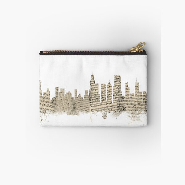 Item preview, Chicago Illinois Skyline Sheet Music Cityscape designed and sold by ArtPrints.