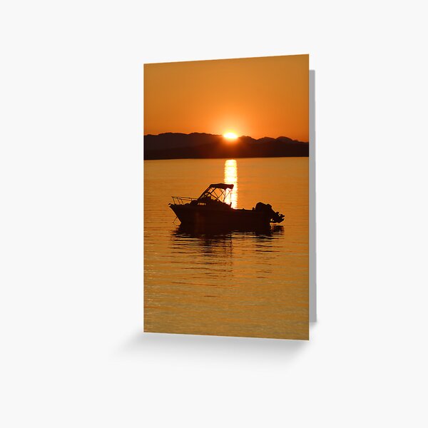Golden Glow Greeting Card