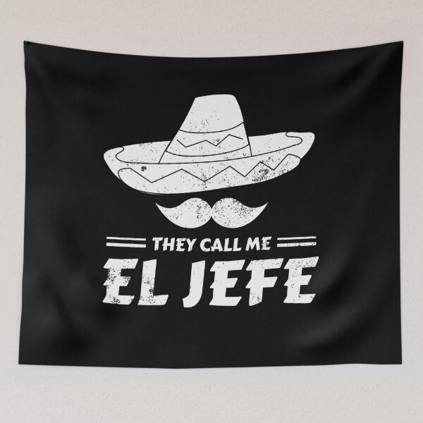 Item preview, Funny Mexican Boss Chef Gift They Call Me El Jefe T-Shirt designed and sold by Anumber1.