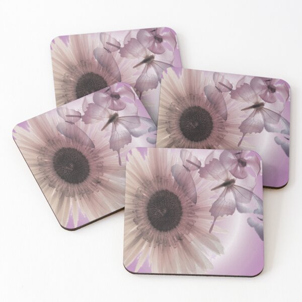 Item preview, Transparent flower with butterflies designed and sold by Robert Elfferich.