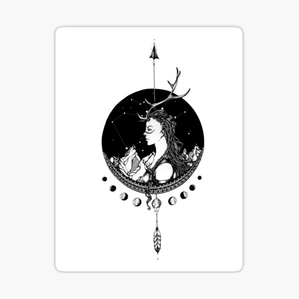 Sticker Artemis Redbubble