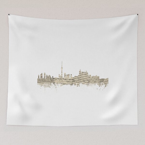Item preview, Toronto Canada Skyline Sheet Music Cityscape designed and sold by ArtPrints.