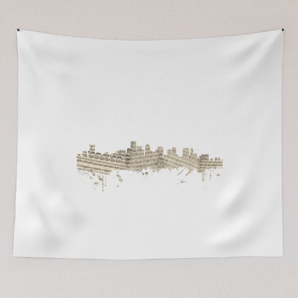 Item preview, Boston Massachusetts Skyline Sheet Music Cityscape designed and sold by ArtPrints.