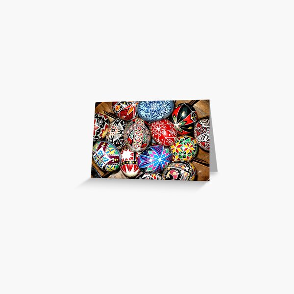 Ukrainian Easter Eggs Greeting Card