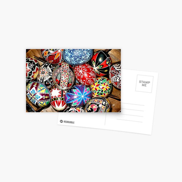 Ukrainian Easter Eggs Postcard