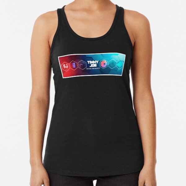 Timmy Joe PC Tech Standard Logo Racerback Tank Top