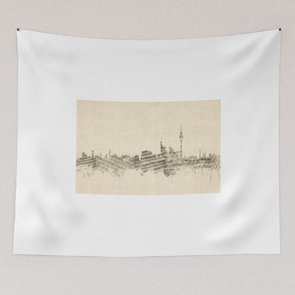 Item preview, Berlin Germany Skyline Sheet Music Cityscape designed and sold by ArtPrints.