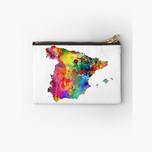 Item preview, Spain Watercolor Map designed and sold by ArtPrints.