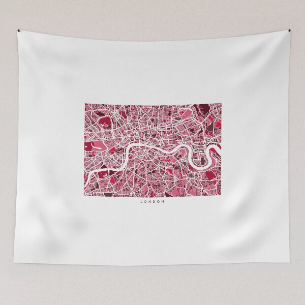 Item preview, London England Street Map designed and sold by ArtPrints.