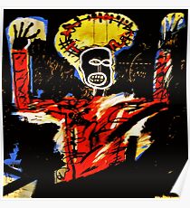 Basquiat Streetart Poster