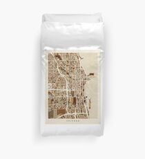 Chicago Stadtplan Bettbezug