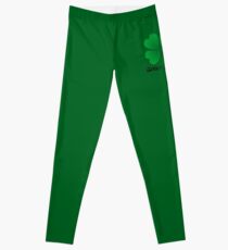 Good Luck - Four Leaf Clover with Ladybug Leggings