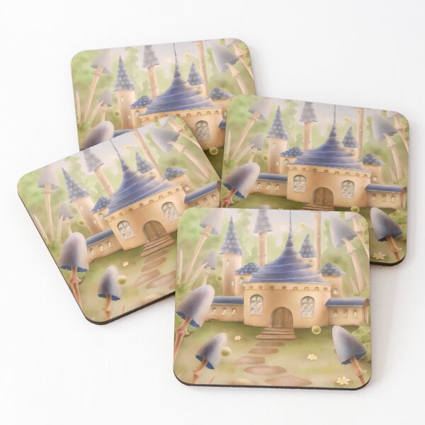 Item preview, Blue Cap Fairy Town designed and sold by Gill Nicholas.