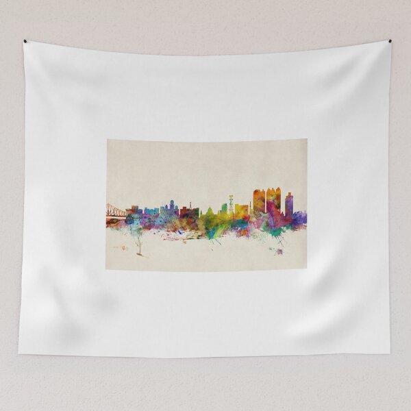 Item preview, Calcutta (Kolkata) India Skyline designed and sold by ArtPrints.