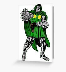 Doctor Doom Greeting Card