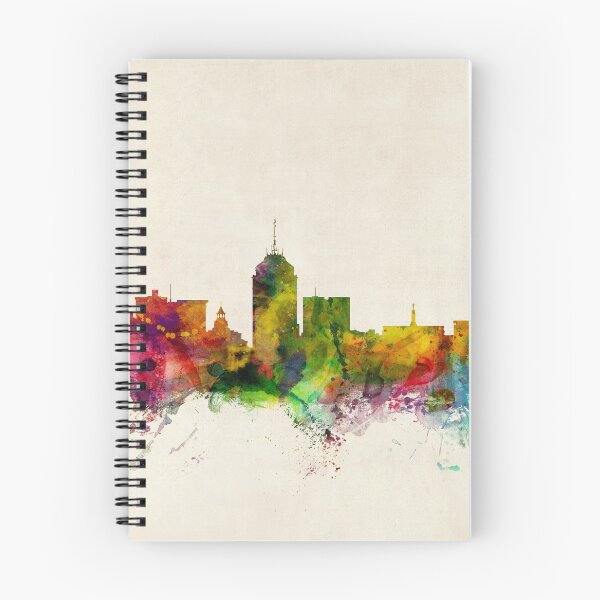 Item preview, Fresno California Skyline designed and sold by ArtPrints.