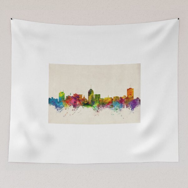 Item preview, Fresno California Skyline designed and sold by ArtPrints.