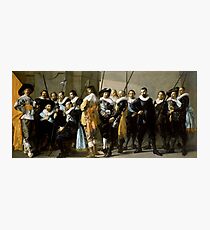 Franz Hals "Militia Company of District XI also known as ‘The Meagre Company’" Photographic Print