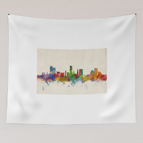 Item preview, Leicester England Skyline designed and sold by ArtPrints.
