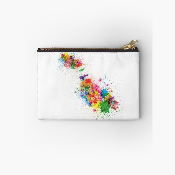 Item preview, Malta Map Paint Splashes designed and sold by ArtPrints.