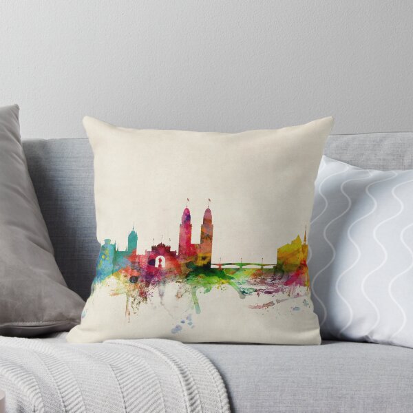 Item preview, Zurich Switzerland Skyline designed and sold by ArtPrints.