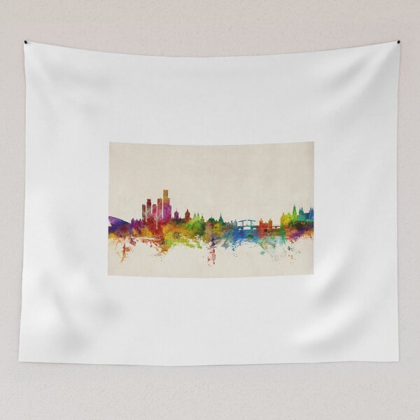 Item preview, Amsterdam The Netherlands Skyline designed and sold by ArtPrints.