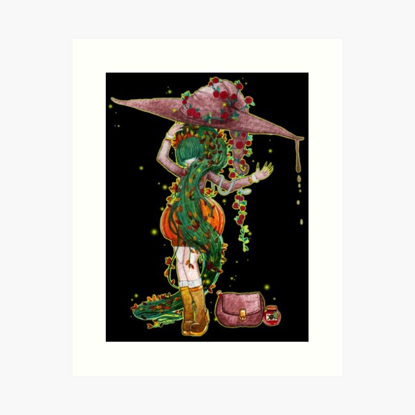 Poisonous Witch Art Print