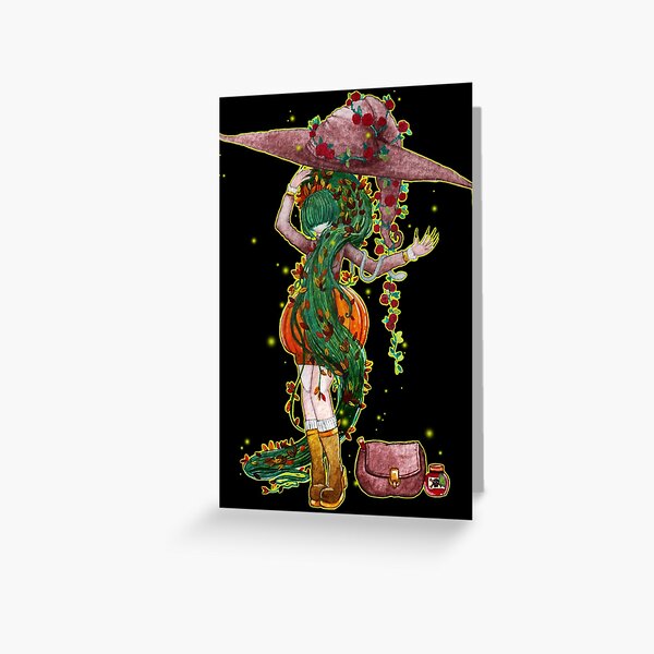 Poisonous Witch Greeting Card