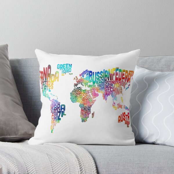 Item preview, Text Map of the World designed and sold by ArtPrints.
