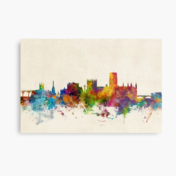 Item preview, Durham England Skyline Cityscape designed and sold by MICHAEL TOMPSETT.