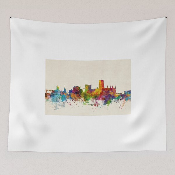 Item preview, Durham England Skyline Cityscape designed and sold by ArtPrints.