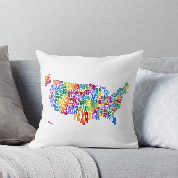 Item preview, United States Typography Text Map designed and sold by ArtPrints.