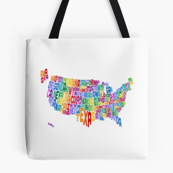 Item preview, United States Typography Text Map designed and sold by ArtPrints.