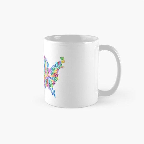 Item preview, United States Typography Text Map designed and sold by ArtPrints.