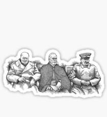 Yalta Conference 1945 Sticker