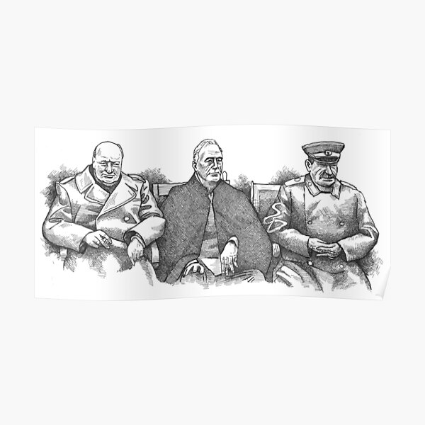 Yalta Conference 1945 Poster