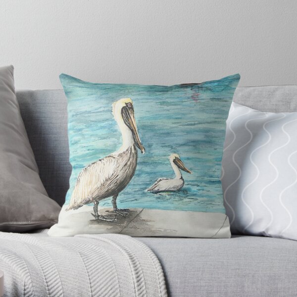 Pelican Throw Pillow
