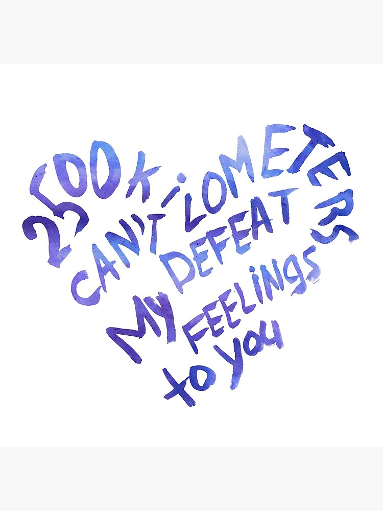 2500 kilometers can't defeat my feelings to you by syrykh