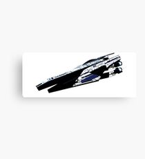 Mass Effect Alliance Cruiser Canvas Print